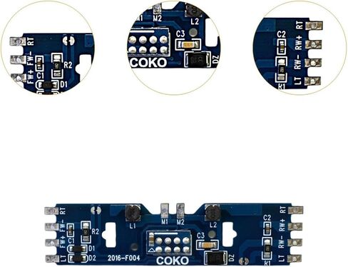 ، قطارات HO، أجزاء القطار الكهربائي الاحترافية، لوحة PCB مطورة لهوايات الألعاب بمقياس 1:87 HO in Kuwait
