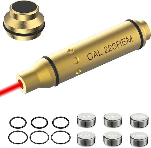 9mm/380acp/40sw/38spl/45acp/223 Laser Training Cartridge for Dry Fire Training System with Replaceable Back Caps in Saudi Arabia