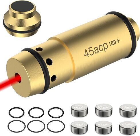 9mm/380acp/40sw/38spl/45acp/223 Laser Training Cartridge for Dry Fire Training System with Replaceable Back Caps in Saudi Arabia