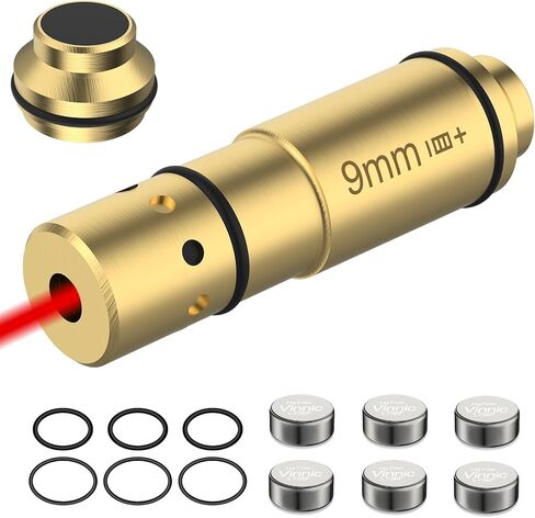 9mm/380acp/40sw/38spl/45acp/223 Laser Training Cartridge for Dry Fire Training System with Replaceable Back Caps in Saudi Arabia