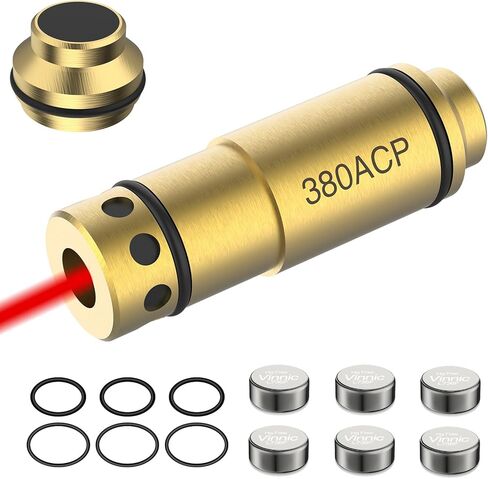 9mm/380acp/40sw/38spl/45acp/223 Laser Training Cartridge for Dry Fire Training System with Replaceable Back Caps in Saudi Arabia