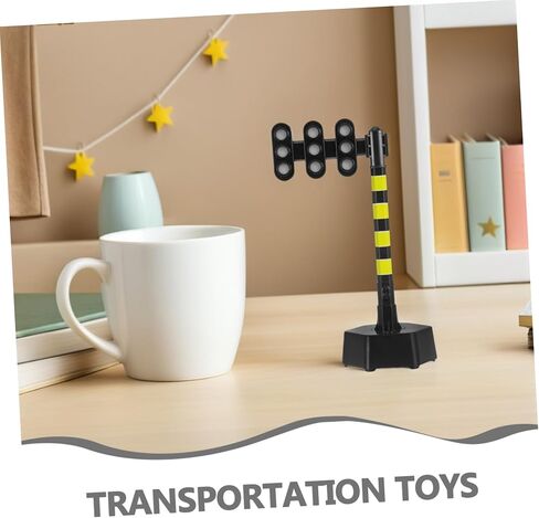 Yardwe Traffic Light for Realistic Traffic Signal Model Playset with Sound and Light Educational Tool for Home Kindergarten and Outdoor Learning Promotes Awareness in Saudi Arabia