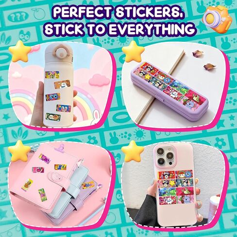 Creative Sticky Rolls Bracelet Making Kit for Kids - 150pcs DIY Reusable Sticker Craft Set, Arts & Crafts Sticker Rolls for Kids Ages 4-12, Ideal Birthday Favors, Classroom Prizes & Travel Toys in Saudi Arabia