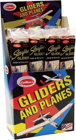 FireStar Guillow's #35 Starfire 24-Piece Retail Display Pack Toy Balsa Wood Flying Airplanes in Saudi Arabia
