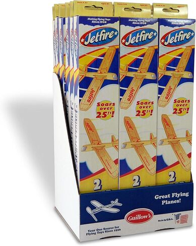 عرض 24 حزمة مزدوجة من طائرات Guillow's Jetfire (إجمالي 48 طائرة شراعية) GUI-32-DIS in Kuwait