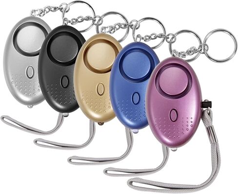 Personal Alarm for Women, 5 Pack 140DB Emergency Self-Defense Security Alarm Keychain with LED Light for Women Kids and Elders in Saudi Arabia