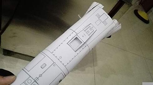 ZEZEFUFU 1/72 مقياس توبوليف Tu-160 جاك الأسود منفذها نموذج طائرة اليدوية لتقوم بها بنفسك نموذج ورقة (مجموعة غير مجمعة) in Kuwait