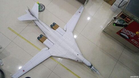 ZEZEFUFU 1/72 مقياس توبوليف Tu-160 جاك الأسود منفذها نموذج طائرة اليدوية لتقوم بها بنفسك نموذج ورقة (مجموعة غير مجمعة) in Kuwait