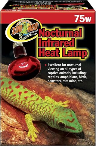 Zoo Med Nocturnal Infrared Incandescent Heat Lamp 75 Watts in Saudi Arabia