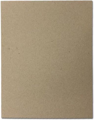 6" x 9" Chipboard Sheets - 100 Pack - 30pt Thick, Medium Weight - 6x9 Brown Kraft Cardboard Squares - Thick Scrapbook Backing, Packaging Pads, Photo Mounts - Recycled Material in Saudi Arabia