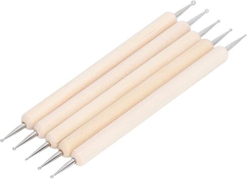 Qiilu DualEnded Tracing Set - 5 Pieces Stainless Steel Embossing Tools for Crafting,Nail Art,DIY Projects in Saudi Arabia