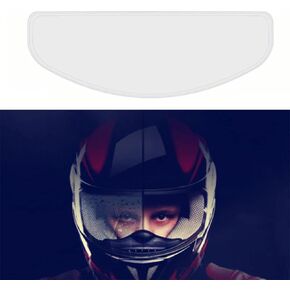 Motorcycle Helmet Anti-fog Film Clear Rainproof Fogproof PET Fog Resistant Helmet Visor Shield Film for Riding Safety Universal
