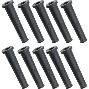 Cord Boot Protector FMHXG 10PCS PVC Strain Relief Cable Sleeve Hose Rubber Black