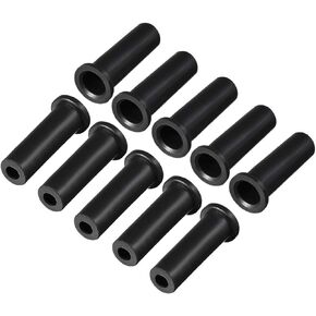 uxcell 10pcs 10-6mm PVC Strain Relief Cord Boot Protector 39mm for Power Tool Black
