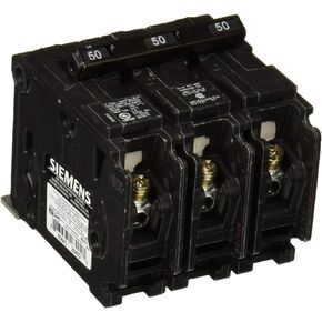 Siemens B350H 50-Amp Three Pole 240-Volt 22KAIC Bolt in Breaker