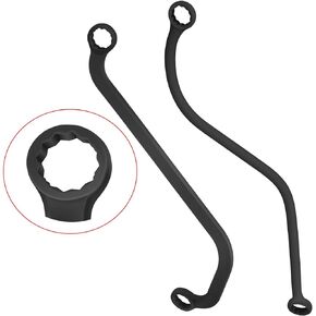 ROUTEKING 6087 Injection Pump Wrench Set for 1996-1999 GM Full Size 2WD/4WD Trucks Vans and Suburbans for 6.5L Diesel Engines, Loosen Tighten Injection Pump Retaining Bolts (2PCS)