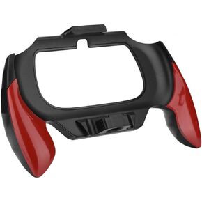 Ps Vita Controller Grip, Ps Vita Games, Ps Vita Grip, Abs Game Hand Grip Handle Holder Bracket Stand Fit for Sony PSV Ps Vita 2000 for Psvita (Red)