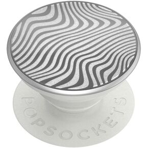 PopSockets Phone Grip with Expanding Kickstand and Swappable Top - Laser Cut Metal Terrain Wave