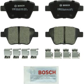 BOSCH BC1456 QuietCast Premium Ceramic Disc Brake Pad Set - Compatible With Select Audi A3, A3 Quattro, A4; Volkswagen Beetle, Eos, Golf, Golf SportWagen, GTI, Jetta, Passat; REAR