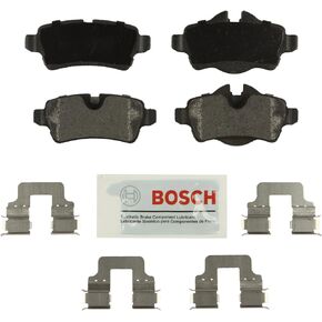BOSCH BE1309H Blue Semi-Metallic Disc Brake Pad Set With Hardware - Compatible With Select Mini Cooper; REAR