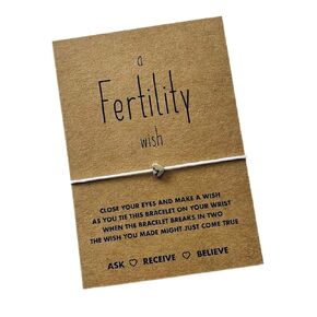 Fertility wish bracelet | A little wish for fertility | Fertility gift | A gift for fertility