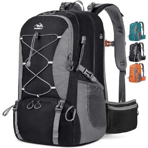 NUBILY 50L Hiking Backpack Waterproof Camping Backpack for Men Women with Rain Cover Lightweight HIking Daypack Outdoor Travel Daypack