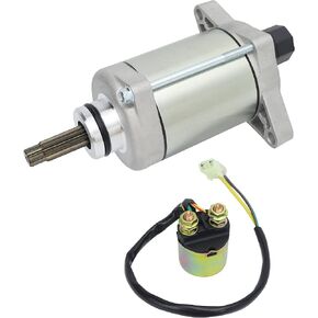 SuLyLa 18921 Starter & Relay Compatible with Honda Rancher 420 TRX420FA FE TE TM 2009-2019/Foreman 500 TRX500FA ATV/Pioneer 500 SXS500M UTV SMU0418 31200-HP5-601 31200-HR0-F01 495797 410-54135 in Saudi Arabia