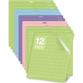 StrongGrip Cutting Mats for Cricut Maker/Maker 3/Explore 3/Air/Air 2, Variety Adhesive Replacement Cut Mats compatible with Cricut Machines (Purple for cricut 12 * 12in 3pack, StrongGrip)
