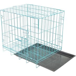 Balacoo Pet Folding Cage Pet Collapsible Dog Cage Suitable for Puppy Cat Rabbit Indoor Ourdoor Portable Pet Cage, Small Size, 35CM in Saudi Arabia