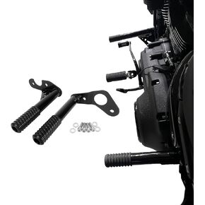 Passenger Footpegs Crash Bar Support Portection Fit for Harley Softail Street Bob FXBB, Low Rider FXLR, Heritage Classic 2018 2019 2020 2021 2022 2023