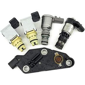 4T65E Transmission Master Solenoid Kit Set Replacement EPC Shift TCC for GM TCC & PWM Downshift Solenoid Manifold Pressure Switch Compatible With GM & Buick & Chevrolet & Pontiac