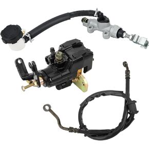 M MATI Rear Brake Caliper Master Cylinder Hose for Honda TRX400EX 400EX TRX400X 2005-2014 43250-HN1-A41 43510-HN1-016 43510-HN1-006 43310-HN1-A71 43310-HN1-A41