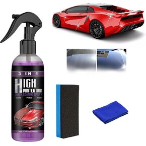 Newbeeoo Car Coating Spray, 3 in 1 High Protection Car Coating Cleaning Spray, Newbeeoo 3 in 1 Car Coating Spray, Car Coating Agent Spray, High Protection Quick Coating Spray (1 * 100ml Set) in Kuwait