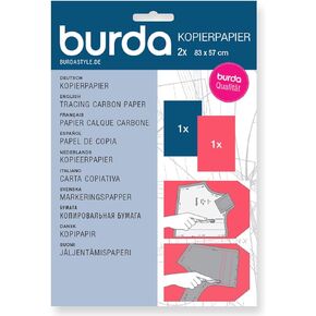 Burda Tracing Carbon Paper Blue 1 x Red, One Size