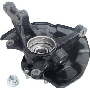 DOSKJOK Steering Knuckle Wheel Hub Bearing Assembly Front Left Driver Compatible with Sienna FWD V6 3.3L 2004-2006 3.5L 2007-2010 698-425