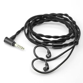 FAAEAL QDC C-Pin Replacement Cable for KZ ZSN ZS10 Pro ZSN Pro ZSX ZSTX Zax ASF ASX CCA CA4 CA16 C12 C10 AS16 A10 QDC IEMs 1.5m/4.9ft (3.5mm)