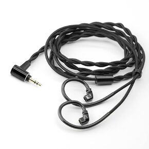 FAAEAL QDC C-Pin Replacement Cable for KZ ZSN ZS10 Pro ZSN Pro ZSX ZSTX Zax ASF ASX CCA CA4 CA16 C12 C10 AS16 A10 QDC IEMs 1.5m/4.9ft (3.5mm)