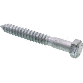Prime-Line 9057491 Hex Lag Screws, 5/8 In. X 5 In., A307 Grade A Hot Dip Galvanized Steel (10 Pack)