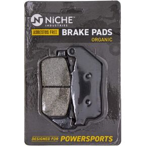 NICHE Brake Pad Set for Harley-Davidson Sportster 1200 883 Iron 42831-04A Front Organic