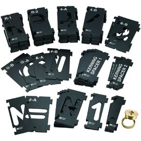 Rockler Interlock Signmaker's Templates, State Park Font Kit, 2-1/4'' by Rockler