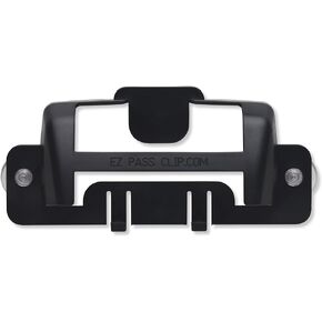 eZpassClip New EZ Pass Holder for New, Small Toll Tag Transponder (Black)
