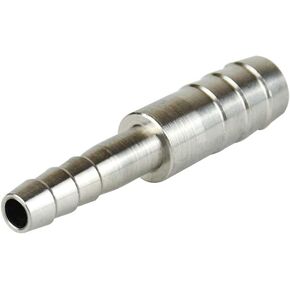 Quickun 5/8" to 3/8" Hose Barb ID Reducing Barbed Splicer, Round Union Fitting Intersection/Split Water/Fuel/Air (Pack of 5)