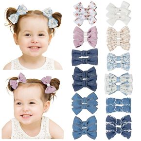 ADARRO 16PCS Baby Girl Hair Clips Toddler Hair Accessories Set Non Slip for Baby Girls Infant Kids Fine Hair(16PCS Clips)