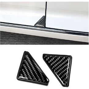 BESULEN 2Pcs Car Door Edge Guards, Carbon Fiber Car Door Corner Protector, Anti-Collision Auto Front Door Self-Adhesive Car Door Protector Sticker, Car Accessories for Auto SUV Trucks
