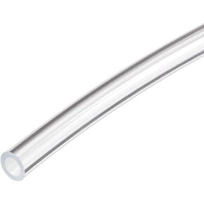 DMiotech 2.5mmx4mm Pneumatic Tubing, 4 Meters/13.1ft Air Compressor PU Line Hose Tube for Water Fluid Transfer, Transparent