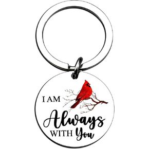 Aisity Cardinal Keychain Gifts Sympathy Gifts for Loss Of Loved One Grief Bereavement Gifts for Loss Of Father Mother Daughter Son Red Cardinal Memorial Gift Bereavement Condolences Gift for Loss