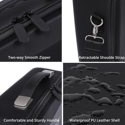 حقيبة حمل PONYRC Air 3، حقيبة كتف محمولة مصنوعة من جلد البولي يوريثان المقاوم للماء للسفر لـ DJI Air 3، DJI RC-N2/ DJI RC 2 عن بعد ملحقات Air 3 الأخرى in Kuwait