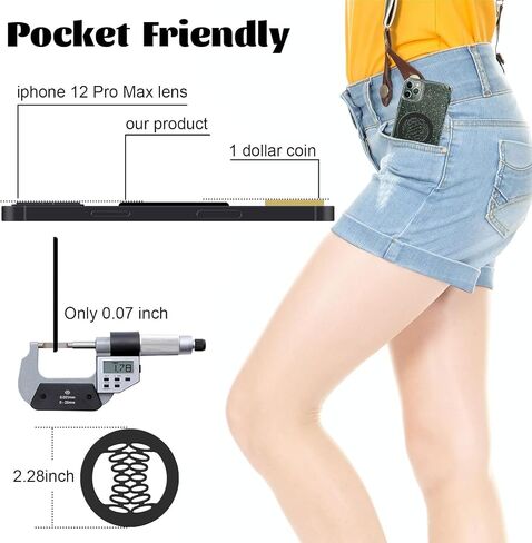 YINGMORE Phone Grip Strap Holder Silicone Cell Phone Gripper for Back of Phone Finger Holder for Hand, Compatible with iPhone, Samsung, Android Smart Phone, 2pcs (Black/Grey) in Saudi Arabia