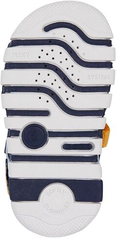 Geox Boy's Sandals Lupidoo 5, Lite Navy/Yellow, 7 Toddler in Saudi Arabia