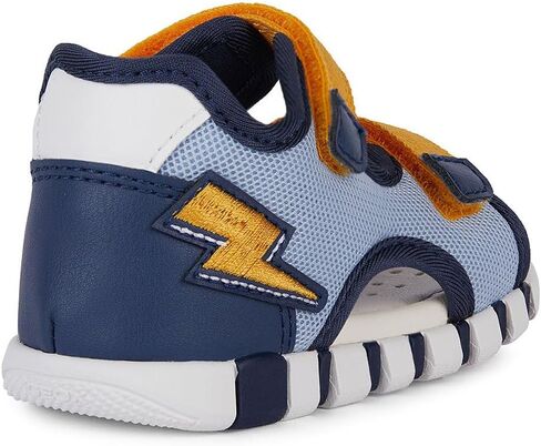 Geox Boy's Sandals Lupidoo 5, Lite Navy/Yellow, 7 Toddler in Saudi Arabia
